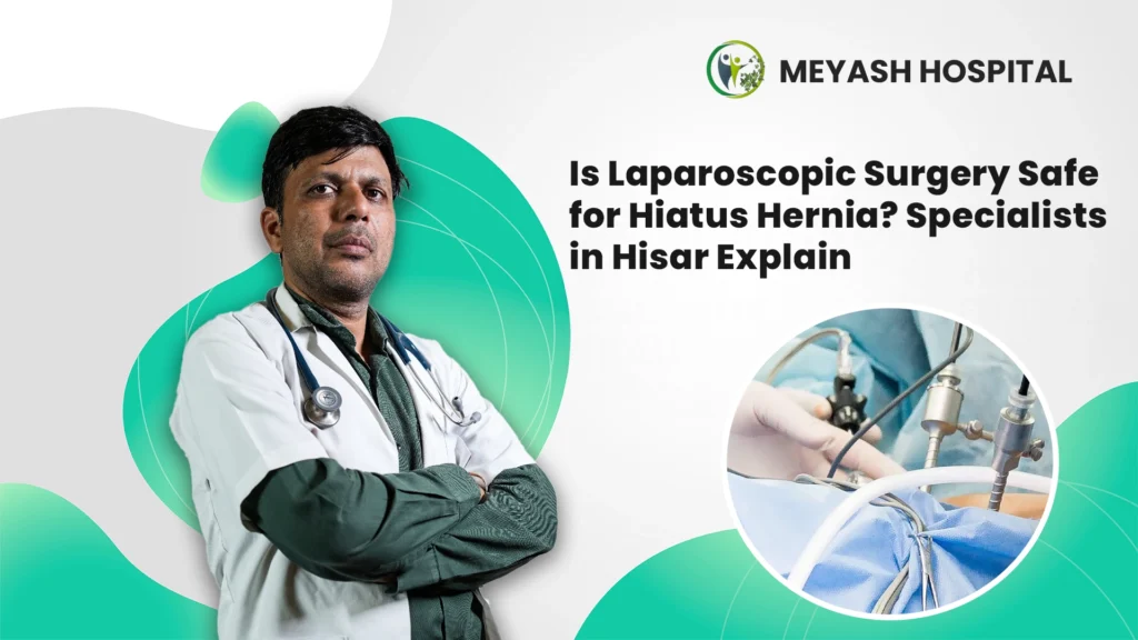 Laparoscopic surgery for hiatus hernia