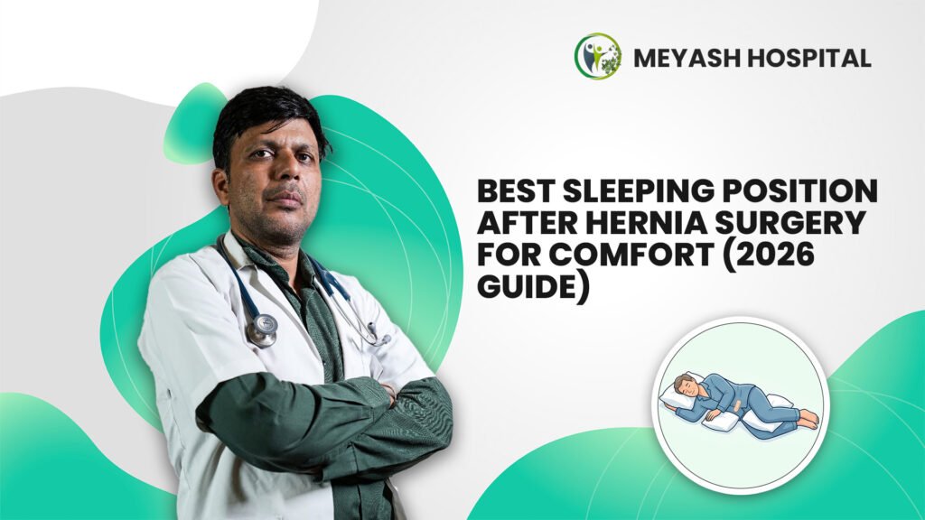 Best Sleeping Position After Hernia Surgery for Comfort (2026 Guide)
