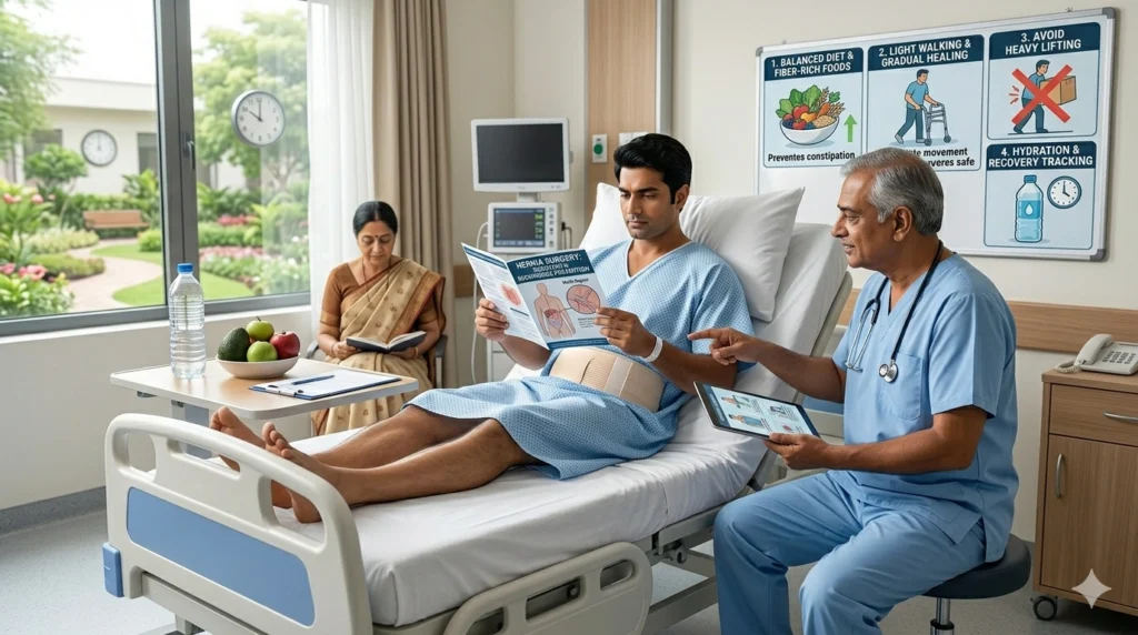 how to prevent hernia after surgery