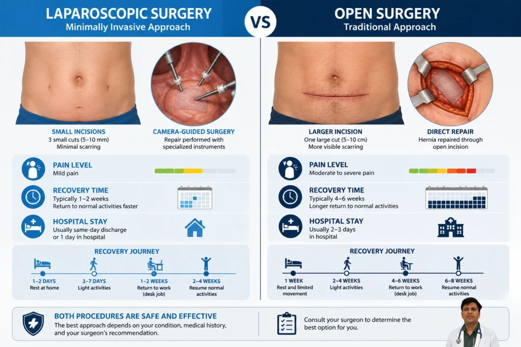 Laparoscopic Hernia Surgery vs Open Surgery The Real Differences