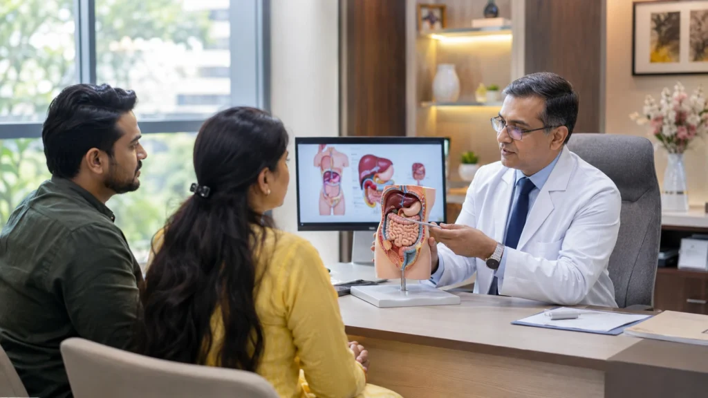 Consultation and recovery process with a Laparoscopic Surgeon in Hisar at Meyash Hospital