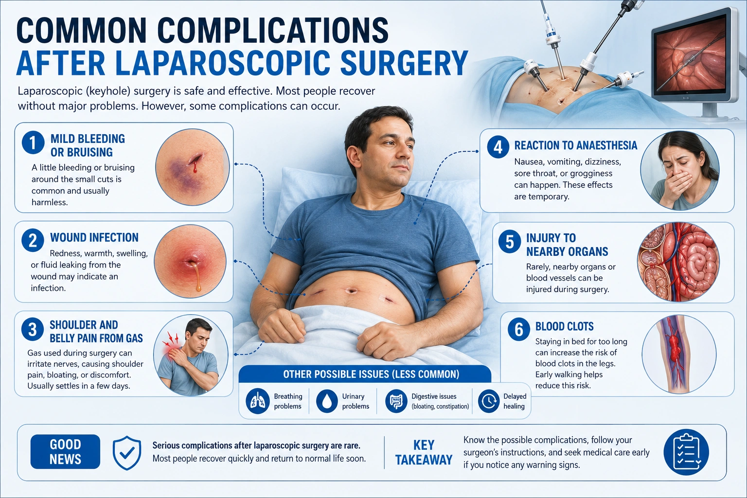 Common Complications After Laparoscopic Surgery
